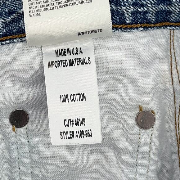 AGOLDE Baggy Pleated Oversized Jeans Lark Women’s Size 23 High Rise Relaxed Fit - Picture 5 of 6